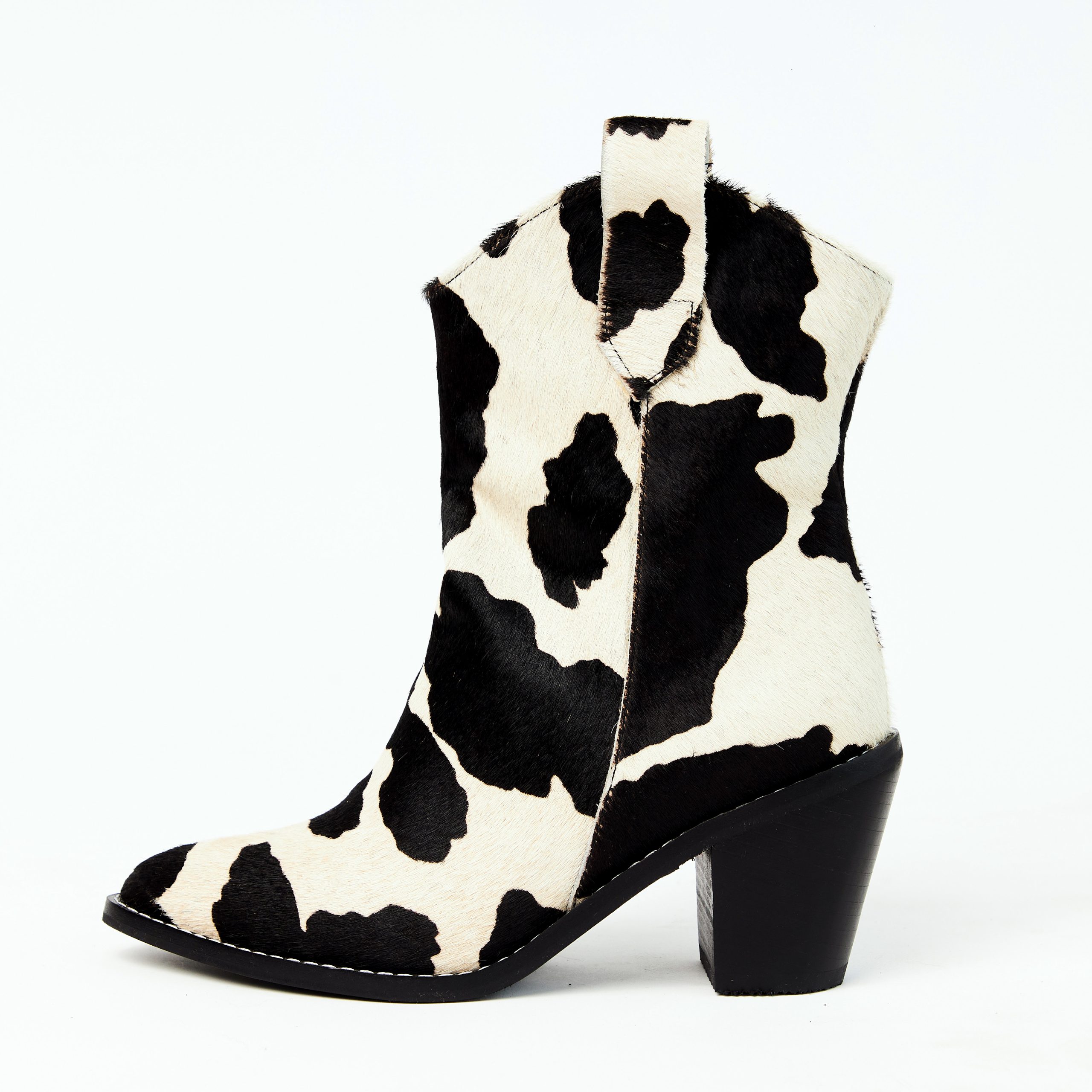 COW MINI BOOTS ANDREA BLACKEST BLACK