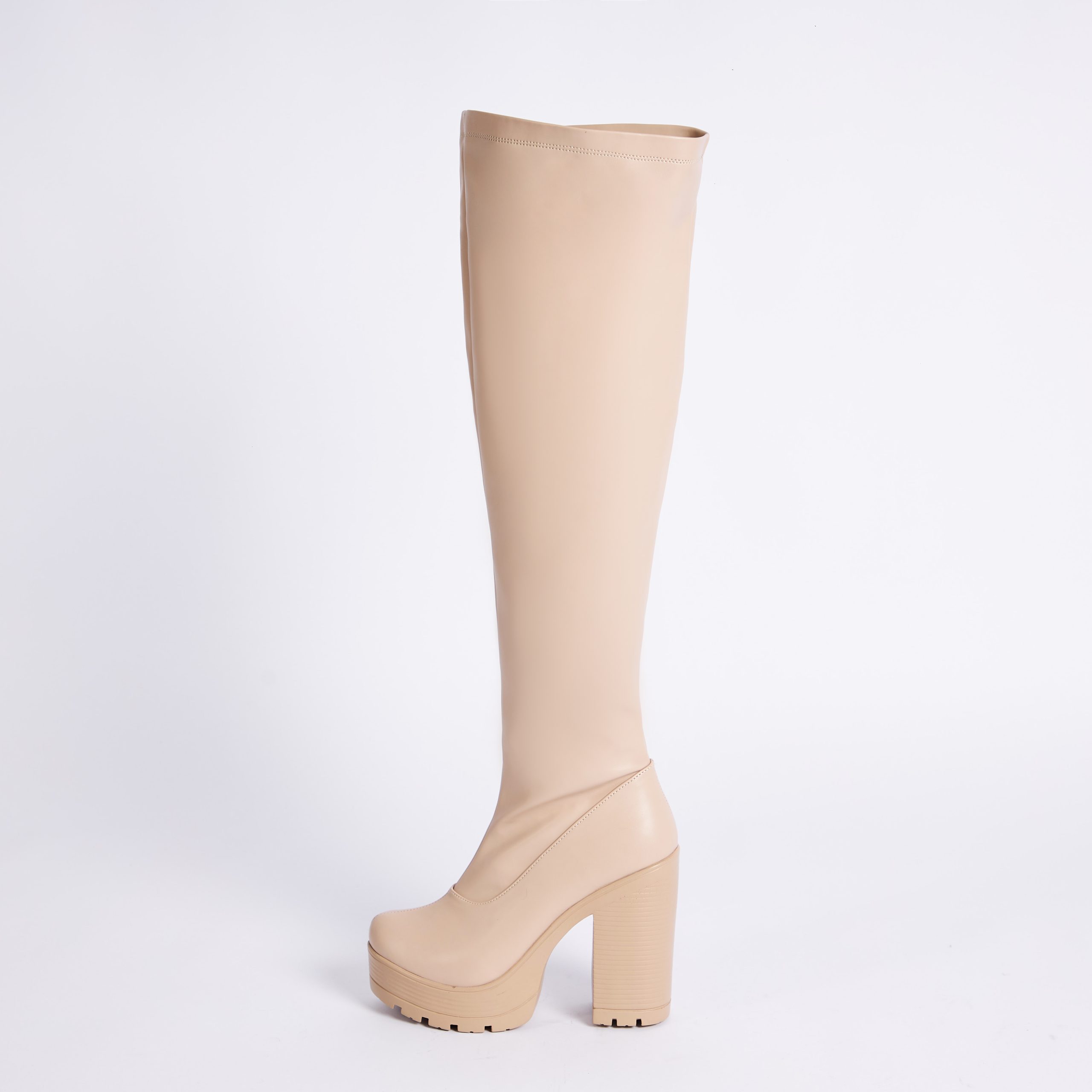 BOTAS EXTRA LARGE ESTELA CREAM SAND